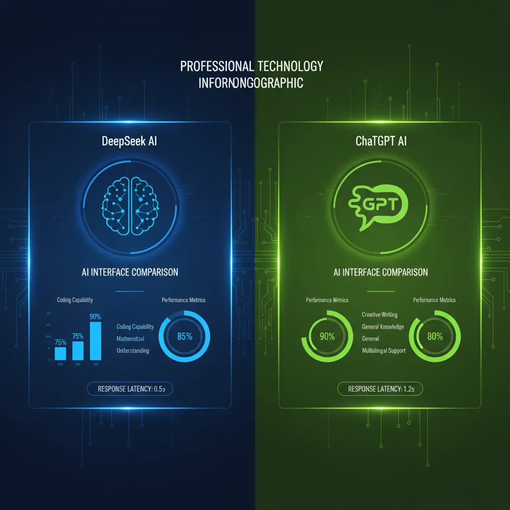 Comparatif DeepSeek vs ChatGPT performances