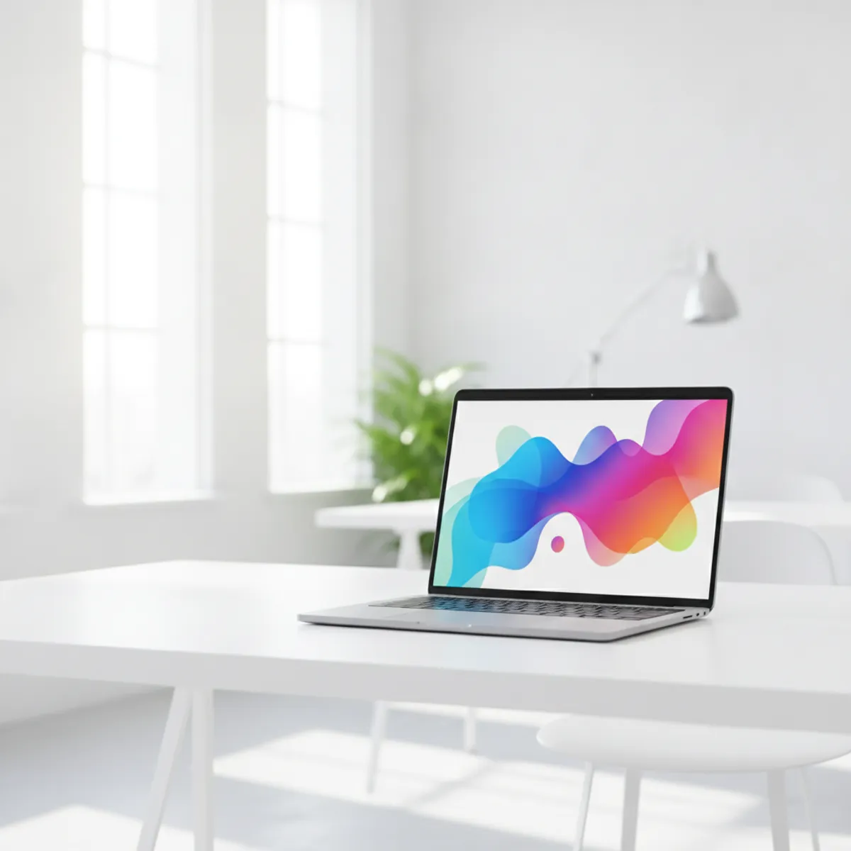 Écran d'ordinateur affichant une présentation PowerPoint générée avec l'IA