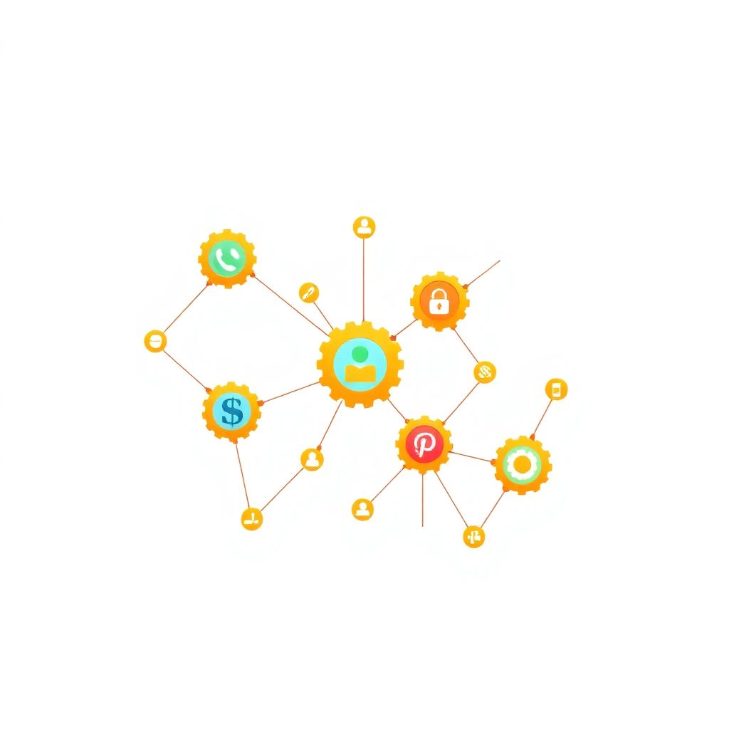 Illustration d'automatisation avec Zapier et l'IA